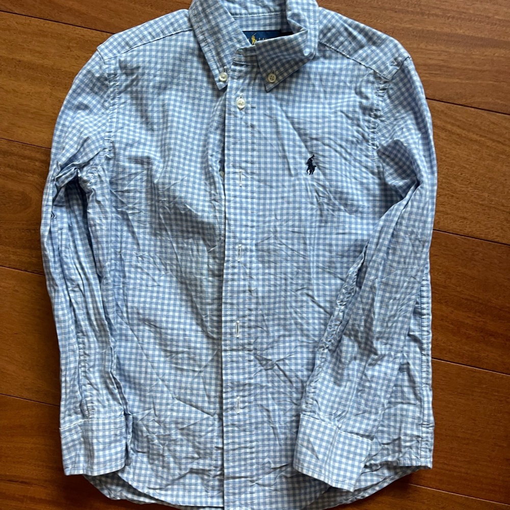 RL Boys Button Down shirt Size 6